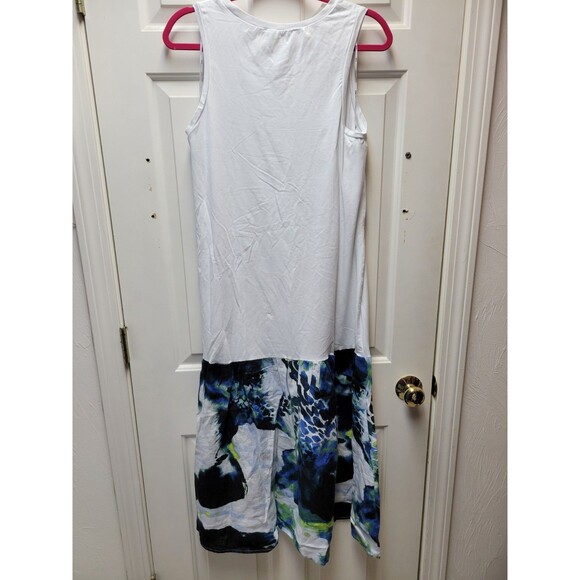 DKNY Women's Abstract Peacock Floral Sleeveless Dress Size S Brand New with Tags - Picture 5 of 14